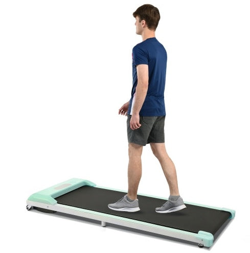 2-in-1 Under Desk Treadmill – 2.5HP Walking & Running Machine with Remote Control