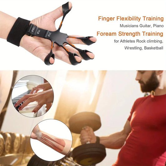 "Adjustable Hand Grips & Finger Strength Trainer"