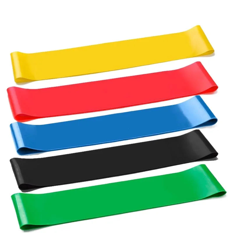 Yoga Resistance Bands – 5-Level Elastic Workout Set for Home & Pilates