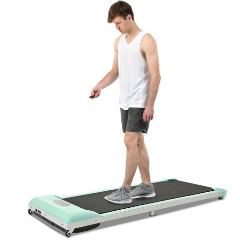 2-in-1 Under Desk Treadmill – 2.5HP Walking & Running Machine with Remote Control